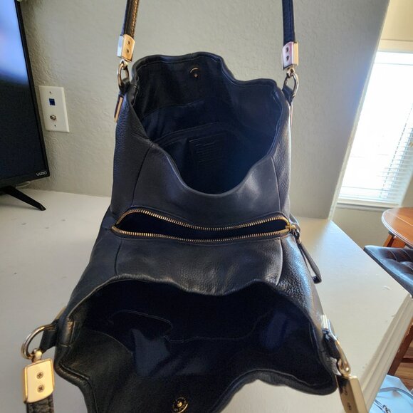 Euc Coach Phoebe Black Leather Shoulder Bag - Picture 13 of 14